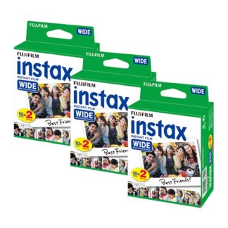 Película Fujifilm Pack x 3 Instax Wide (3X20)