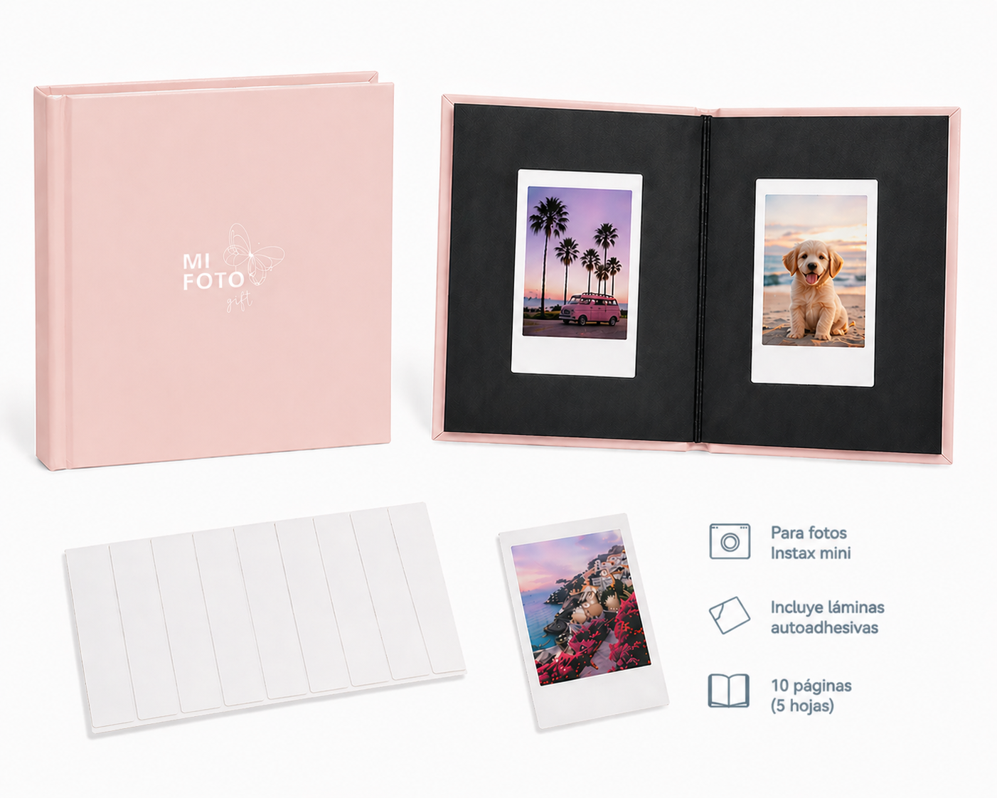ALBUM MI STORY BOOK PINK 12X12CM