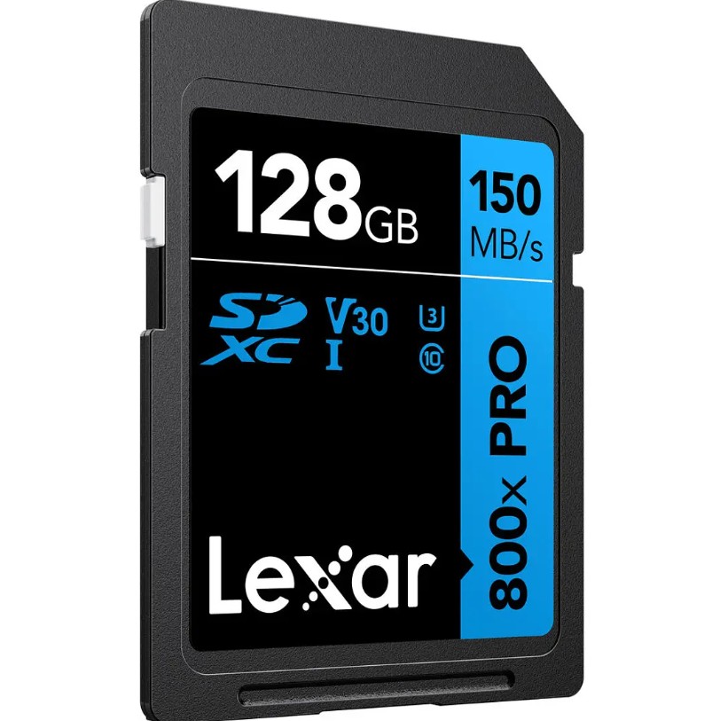 Mem Lexar SD128 Gb 800x PRO 150mb V30 HP sdxc uhsI - Imagen 2