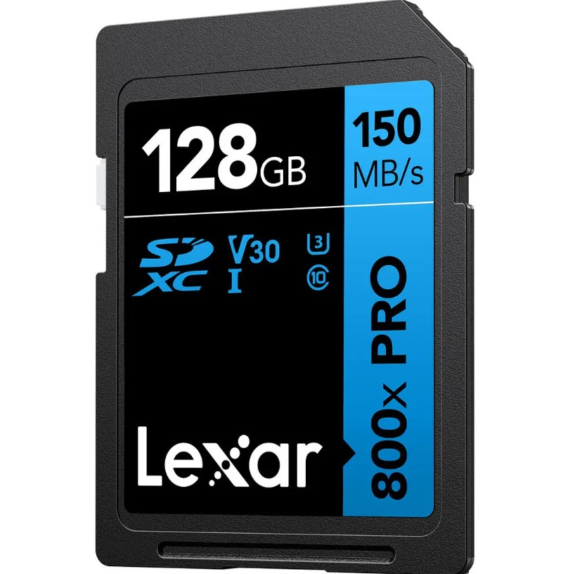 Mem Lexar SD128 Gb 800x PRO 150mb V30 HP sdxc uhsI - Imagen 3