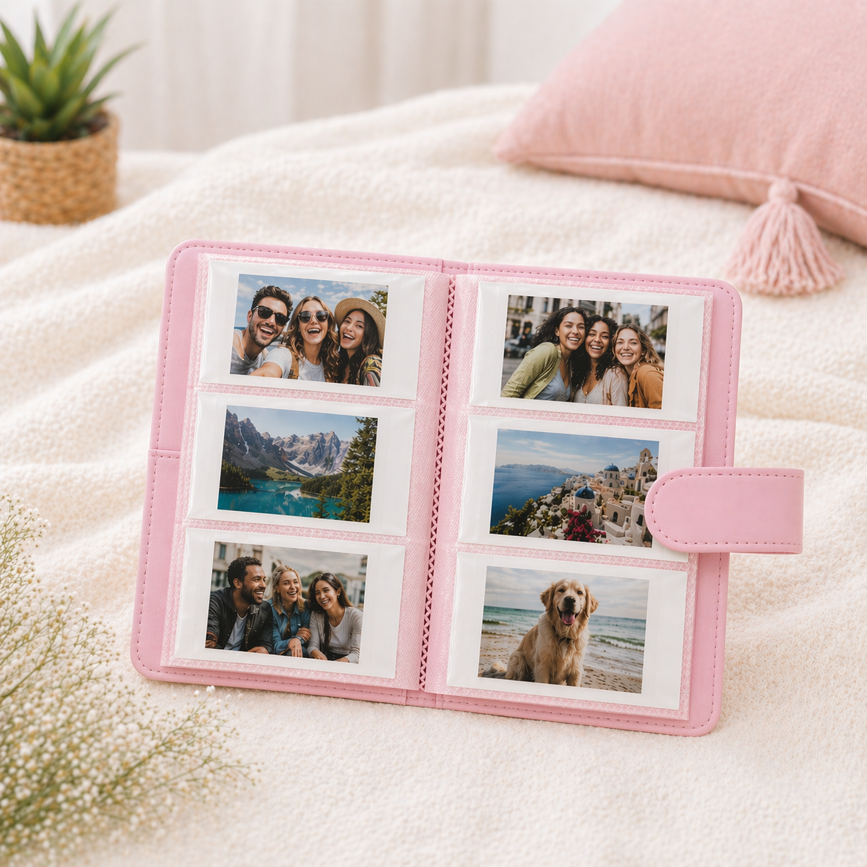 Kit Instax Mini Fujifilm: Películas + Álbum Instax Pink Liso - Imagen 5