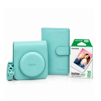 Kit Instax Green Estuche + Álbum + Film 10 Fotos